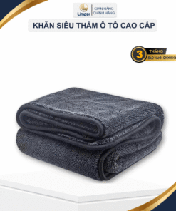 Khăn lau xe cao cấp Superfine Fiber siêu thấm hút nước,không rụng lông chống trầy xước xe dùng cho ô tô xe máy, khăn siêu thấm lau xe  - LIMPAR