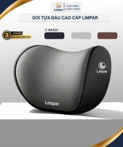 Gối Tựa Đầu Limpar Cao Cấp Chất Liệu Cao Su Non Thoáng Khí Giúp Chống Mỏi Vai Gáy Mang Lại cảm giác dễ chịu khi lái xe