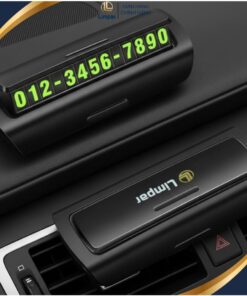 Bảng Số Điện Thoại Ô Tô LIMPAR Cao Cấp – Gắn Taplo Xe Hơi, Hiển Thị Số Khi Đỗ Xe, Thiết Kế Sang Trọng